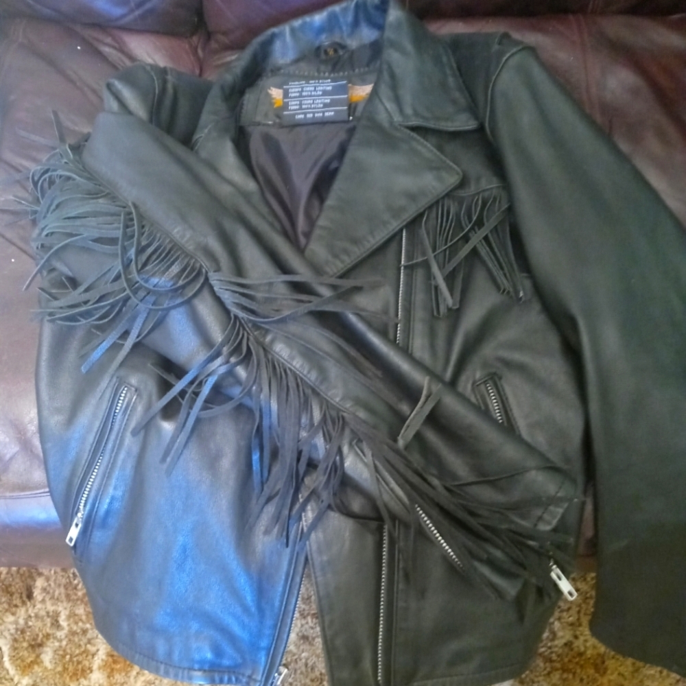 Harley Davidson leather coat Women's Small